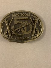 New Vintage Mac Tools Limited Edition Belt Buckle Mechanic Collectible picture