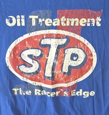 Vintage Style STP Gas & Oil Treatment Front Logo T-Shirt No Tags picture