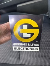 Vintage Giddings & Lewis Machine Tool Company Advertising Sign Electronics picture