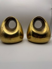 Mid-Century Ben Seibel Raymor Jenfred Ware Brass Bookends - A Pair picture