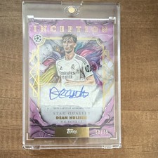 Topps Inception 25/26 Dean Huijsen Real Madrid Star Quality Auto /75 picture
