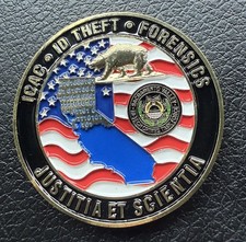 ICAC Hi Tech Crime Task Force Police Investigator Sacramento California Coin picture