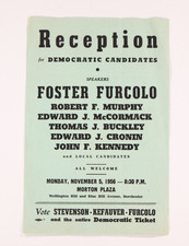 Rare 1956 Senator John F. Kennedy JFK Presidential Campaign Ephemera Handbill picture