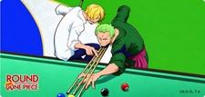 One Piece X Round1 Limited Playmat: Zoro & Sanji playing Pool/Billiard Sealed picture