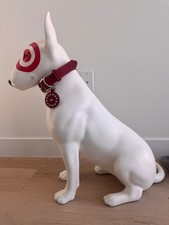 FULL SIZE original RARE Bullseye Target Dog Statue Store Display picture