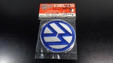 VINTAGE ROUND VW EMBLEM SEW ON SWEATER HAT JACKET SHIRT BLAZER ~ BUG BEETLE BUS picture