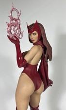 Marvel Avengers Pin-Up Scarlet Witch Custom Professionally Painted Statue picture