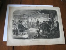 1872 Art Print ENGRAVING - PLAYING CARDs Play CARD GAME EUTRITZSCH GERMANY picture