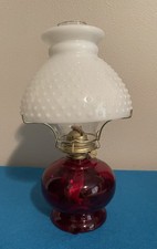Vintage Jeanette Glass Oil Lamp picture