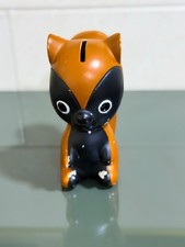 Vintage 1970s Ceramaster Ceramic Squirrel Fox Coin Bank Kitsch picture