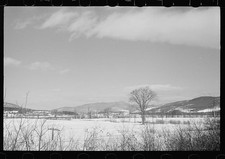 Groveton New Hampshire 1936 Winter Landscape Mountains FSA Arthur Rothstein picture