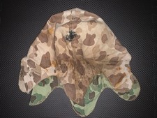 Original WW2 US Marine Corps Frogskin M1 Helmet Cover Hand Drawn EGA picture