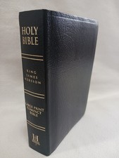 Compact Holy Bible King James Version KJV Gold Gilt Pages (Fits In Palm Of Hand) picture