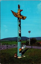 Heislers Totem Pole Miniature Golf Tamaqua PA Vintage Postcard 5P21-26 picture