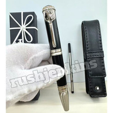 MONTBLANC Homage to Rudyard Kipling Writers Edition Black Silver Rollerball Pen picture