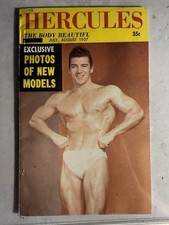 HERCULES #2 - JULY/AUG 1957- MICKEY HARGITAY COVER MULTI MODEL B & W PHOTOS SEXY picture