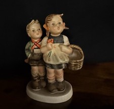 Vintage Goebel MI Hummel Figurine To Market 49/0 Boy Girl TMK-3 1960s 5.5