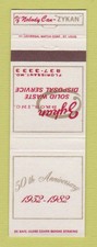 Matchbook Cover - Zykan Bros Solid Waste Disposal Florissant MO 1982 50th picture