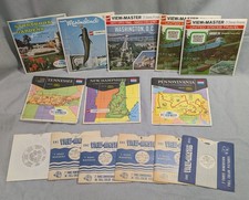 Vintage View Master Reels Lot GAF & Sawyers 30 Reels picture