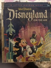 1955 Walt Disney Disneyland on the Air Little Golden Book A Printing Vintage picture