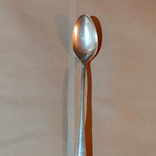 Silver Metal Spoon Single Flatware Piece, 1 Item Set Includes Spoon, Adults picture
