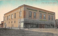 H60/ Holdrege Nebraska Postcard c1910 Street View Dime Store Front 126 picture