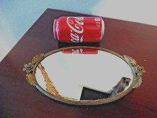 VINTAGE MATSON GOLD ORMOLU PERFUME TRAY -10 1/4 IN. SIGNED picture