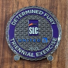 Determined Fury Triennial Exercise 2023 SLC Challenge Coin  W#29 picture