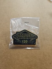 Harley 120 Years 120th Anniversary Dealer Pin Button picture