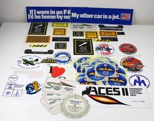 Large collection Job Lot Aviation Military Aircraft Planes Stickers UNUSED picture