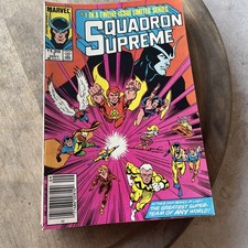 Squadron Supreme 1-12 Complete Series Bob Hall Mark Gruenwald Marvel 1985 6 picture