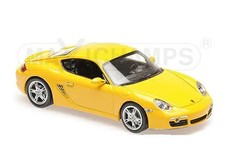 DDP MAXICHAMPS 1/43 Porsche Cayman S 2005 Yellow 987 Early Model MINT JAPAN picture