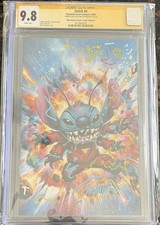 Stitch #6 “Tester” Signed Mike Mayhew Virgin Variant in CGC 9.8  True 1 of 1  picture