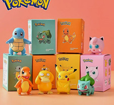 Pokémon Animation Figurine Set Pikachu Squirtle Bulbasaur Charmander picture