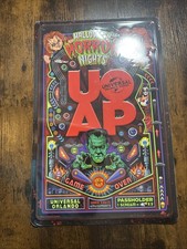 2021 New UOAP Universal Orlando HHN Halloween Horror Nights Pinball Tin Sign picture
