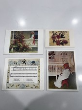 Vintage Art Museum Postcards Lot of 4-Metropolitan Museum, Carl Larsson, UNICEF picture