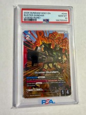 2025 GUNDAM NEWTYPE RISING LEGEND RARE+ LR+ GD01-046 BUSTER GUNDAM PSA 10 picture
