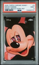 2025 Topps Chrome Disney Mickey & Minnie Disney Reflections Refractor picture