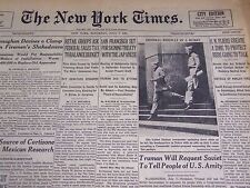 1951 JULY 7 NEW YORK TIMES - SAN FRANCISCO SET FOR TREATY WITH JAPAN - NT 2028 picture