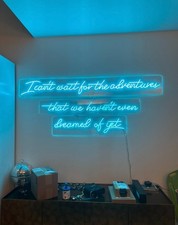 Large Custom Neon Statement Sign -