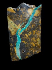 Stabilized Ribbon Turquoise Rough, Multi Color Host Rock 400 Grams picture