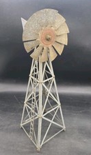 Nice Vintage Aero MFG Co. Lincoln Nebrasca  Miniature Windmill Galvanized 17