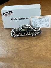 DANBURY MINT 1949 CURLY FLAMED FORD COUPE IN 1/24 SCALE DIE-CAST METAL picture