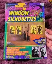 Vintage NOS 1993 Trendmasters BOO Bunch Haunted Window Silhouettes Witch Mummy picture