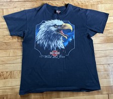 Vtg 3d Emblem Harley Davidson Tshirt XL 1991 picture