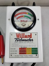 Rare Vintage Willard Testmaster Test Master Battery Condition Tester Model WT-80 picture