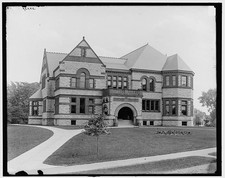 Photo:Northampton Mass Forbes Library 1900s Historic Library Building picture