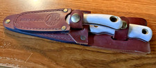 Vintage Knives of Alaska Jaeger/Muskrat Combo-Stag, New picture