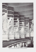Murals From General Electrical Exhibition 1939 Worlds Fair Souvenir Book Excerpt picture