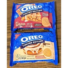 Limited Edition OREO Cinnamon Bun + Apple Pie A La Mode 2 Pack SAME DAY SHIP picture